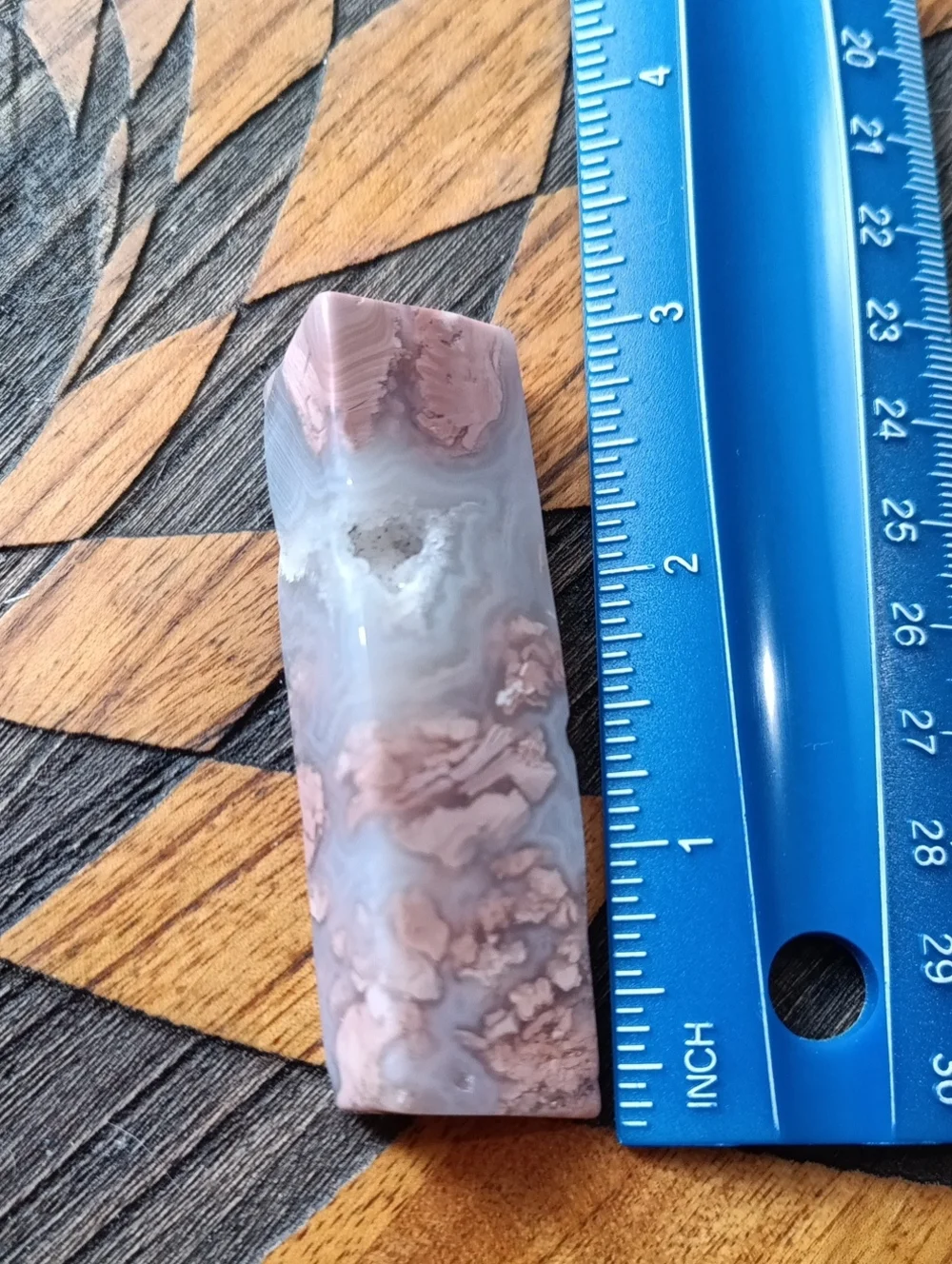 Cotton Candy Agate Crystal Freeform